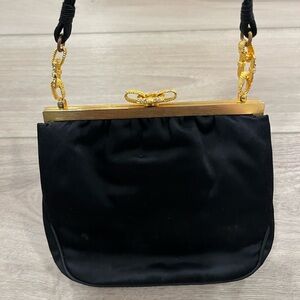 Vintage Twifaille by Rosenfeld Black & Gold Bag